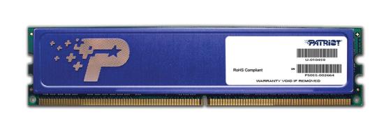 Оперативная память 4Gb (1x4Gb) PC3-10600 1333MHz DDR3 DIMM CL9 Patriot PSD34G13332H