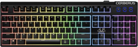 Клавиатура проводная ASUS CERBERUS Mech RGB USB черный Kaihua RGB Brown 90YH0192-B2RA00
