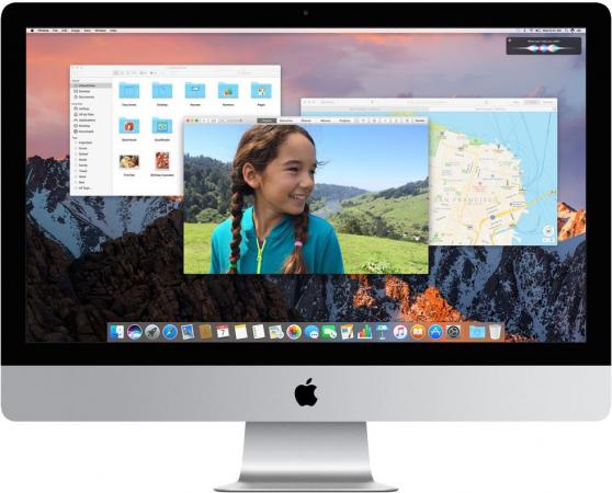 Моноблок 27" Apple iMac 5120 x 2880 Intel Core i5-7500 8Gb 1 Tb AMD Radeon Pro 570 4096 Мб macOS серебристый MNE92RU/A