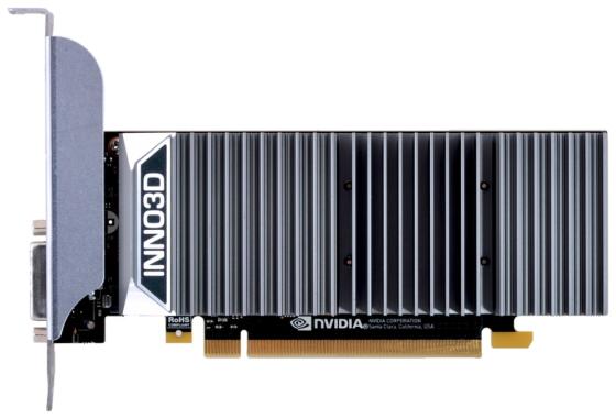 Видеокарта 2048Mb Inno3D GeForce GT1030 PCI-E DDR5 64bit DVI HDMI HDCP N1030-1SDV-E5BL Retail