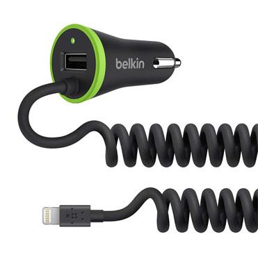 Автомобильное зарядное устройство Belkin F8J154bt04-BLK 3.4A USB черный