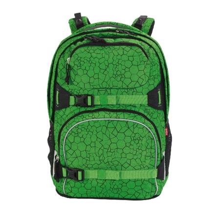 Рюкзак ручка для переноски 4YOU PEKKA 115601-887 33.5 л зеленый абстракция