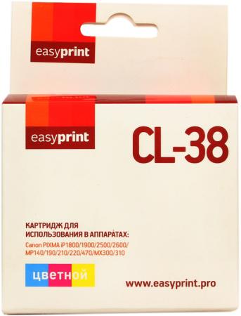 Картридж EasyPrint IC-CL38 для Canon PIXMA iP1800/2600/MP140/210/220/470/MX300/310 цветной