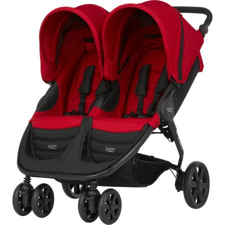Прогулочная коляска для двоих детей Britax B-Agile Double (flame red)