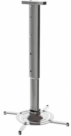 Кронштейн для проектора Cactus CS-VM-PR05L-AL серебристый макс.10кг настенный и потолочный поворот и наклон