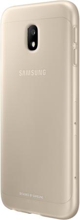 Чехол Samsung EF-AJ330TFEGRU для Samsung Galaxy J3 2017 Jelly Cover золотистый