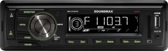 

Автомагнитола Soundmax SM-CCR3076F USB MP3 FM SD MMC 1DIN 4x45Вт черный