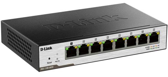 

Коммутатор D-LINK DGS-1100-08PD управляемый 8 портов 10/100/1000Mbps