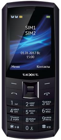 

Мобильный телефон Texet TM-D328 черный 2.8"