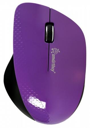 

Мышь беспроводная Smart Buy SBM-309AG-P фиолетовый чёрный USB, Чёрный;фиолетовый