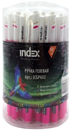 Гелевая ручка Index "Colourplay" красный 0.6 мм ICGP602/RD