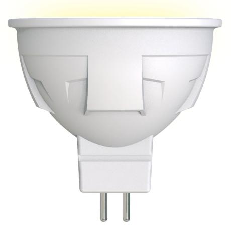 Лампа светодиодная полусфера Uniel LED-JCDR 6W/WW/GU5.3/FR PLP01WH GU5.3 6W 3000K