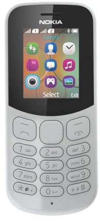Мобильный телефон NOKIA 130 DS TA-1017 GREY серый 1.8" 8 Мб