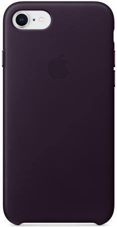 Накладка Apple "Leather Case" для iPhone 7 iPhone 8 баклажанный MQHD2ZM/A