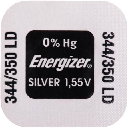 Батарейка Energizer Silver Oxide 344/350 1шт 635310