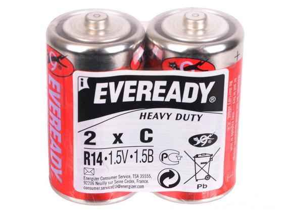 Батарейка Energizer Carbon Zinc Eveready C/R14 2шт 638772