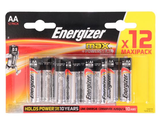 Батарейки Energizer Max AA 12шт E300112600/E300112602