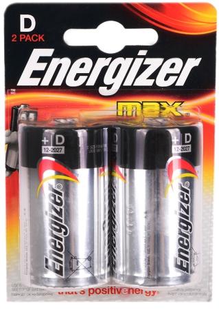 Батарейки Energizer Max D/LR20 2шт E300129200/E301003900