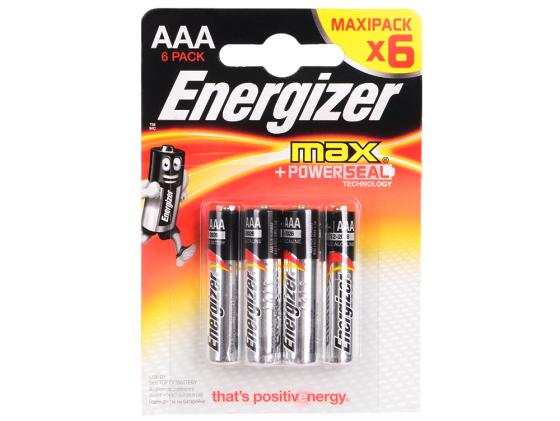 Батарейки Energizer Max AAA 6шт E300131703/E300131702