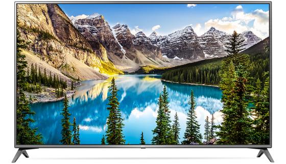 Телевизор LED LG 75" 75UJ651V титан/Ultra HD/200Hz/DVB-T2/DVB-C/DVB-S2/USB/WiFi/Smart TV (RUS)