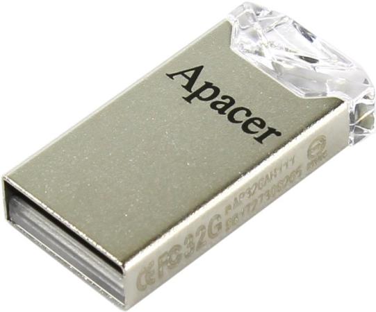 

Флешка 32Gb Apacer Flash Drive AH111 AP32GAH111CR-1 USB 2.0 серебристый