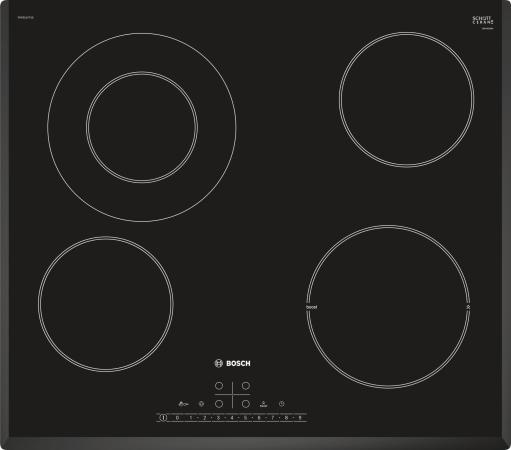 Варочная панель электрическая Bosch PKF651FP1E черный
