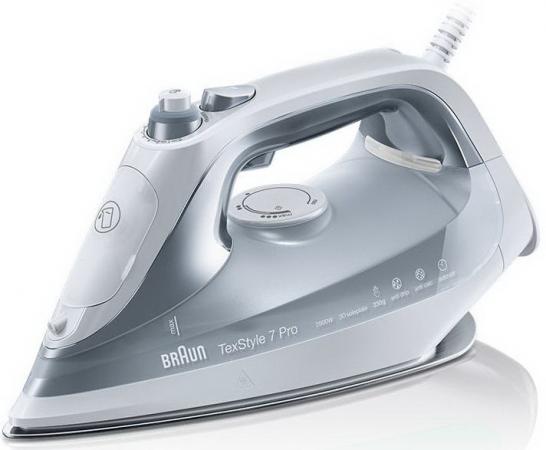 Утюг Braun SI7088GY TexStyle 7 2800Вт белый серый