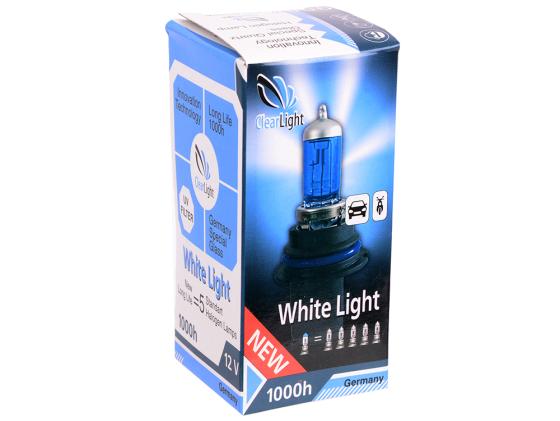 Лампа Галогеновая с эффектом ксенона 4300К HB5(Clearlight)12V-65/45W WhiteLight (1 шт.)