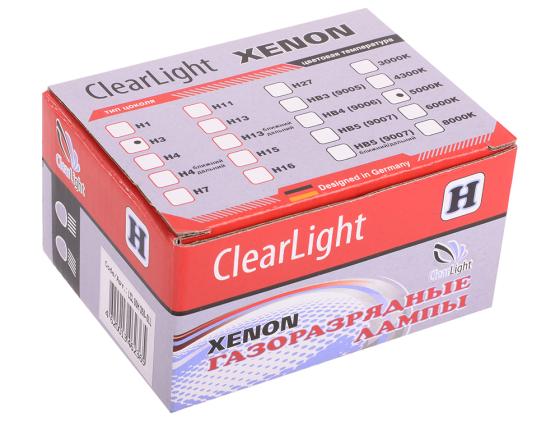 Комплект ламп ксеноновых Clearlight H3 5000K (2шт.)