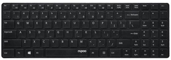 Клавиатура беспроводная Rapoo E9110 USB черный