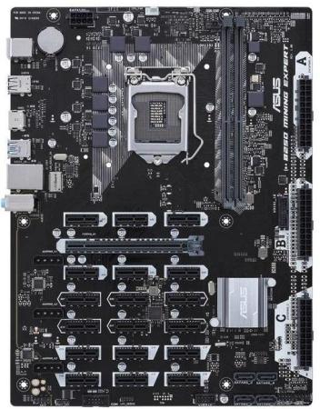 

Материнская плата ASUS B250 MINING EXPERT Socket 1151 B250 2xDDR4 1xPCI-E 16x 18хPCI-E 1х 4xSATAIII ATX