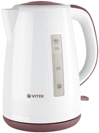 Чайник Vitek VT-7055 W 2150 Вт белый 1.7 л пластик