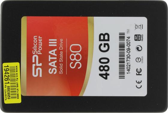 

Твердотельный накопитель SSD 2.5" 480 Gb Silicon Power S80 Read 555Mb/s Write 530Mb/s SATA III SP480GBSS3S80S25