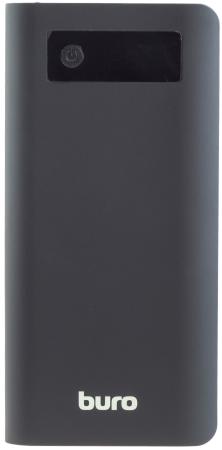 Портативное зарядное устройство Buro RB-20000-LCD-QC3.0-I&O 20000мАч черный серый
