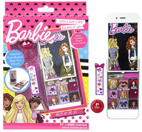 Игровой набор детской декоративной косметики Markwins "Barbie" для губ 9708451