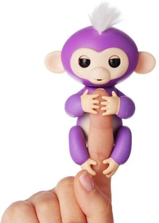 

Интерактивная игрушка обезьянка WowWee Fingerlings - Миа 12 см фиолетовый пластик 3704A