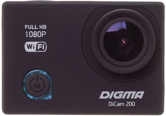 Экшн-камера Digma DiCam 200 черный