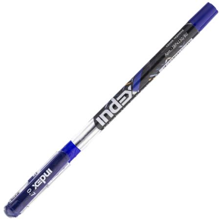 Шариковая ручка Index IBP4130/BU синий 0.7 мм