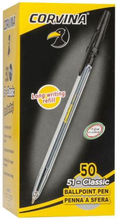 Шариковая ручка CARIOCA Corvina 51 40383/01/28311 черный 0.7 мм