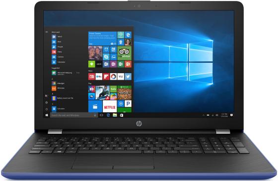 

Ноутбук HP 15-bs044ur 15.6" 1920x1080 Intel Core i3-6006U 128 Gb 4Gb AMD Radeon 520 2048 Мб синий Windows 10 Home 2WG25EA