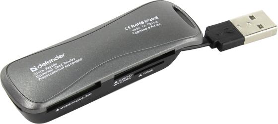 Концентратор USB 2.0 Defender Ultra Rapido 83261 4 x USB 2.0 черный
