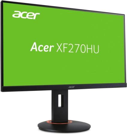 

Монитор 27" Acer XF270HUAbmiidprzx черный IPS 2560x1440 300 cd/m^2 4 ms DVI HDMI DisplayPort UM.HX0EE.A02