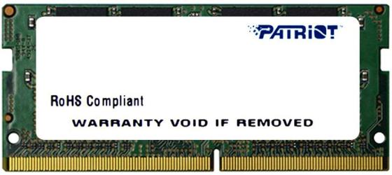 

Оперативная память для ноутбука 4Gb (1x4Gb) PC4-17000 2133MHz DDR4 SO-DIMM CL17 Patriot PSD44G213382S PSD44G213382S