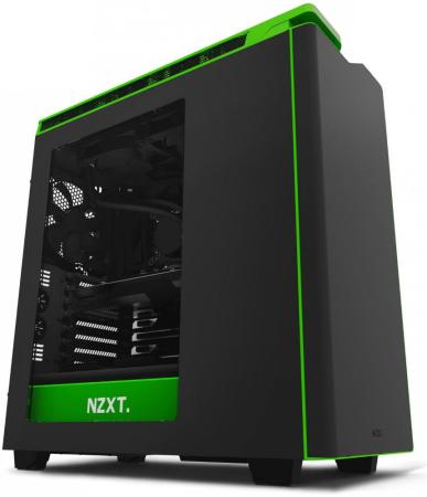 

Корпус ATX NZXT H440 Без БП чёрный зелёный CA-H442W-M9