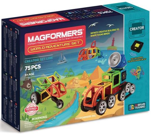 Магнитный конструктор Magformers Adventure World set 75 элементов 703013