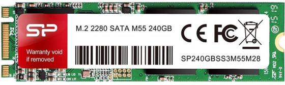 

Твердотельный накопитель SSD M.2 240 Gb Silicon Power M-Series SP240GBSS3M55M28 Read 560Mb/s Write 530Mb/s SLC