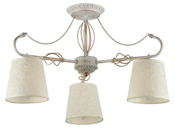 

Потолочная люстра IDLamp Vilucchio 556/3PF-Whitepatina