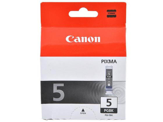 Фото - Картридж Canon PGI-5BK для Pixma MP800 MP500 iP5200 iP5200R iP4200 черный картридж canon для для pixma mp800 mp500 ip6600d ip5200 ip5200r ip4200 ix5000 700стр многоцветный