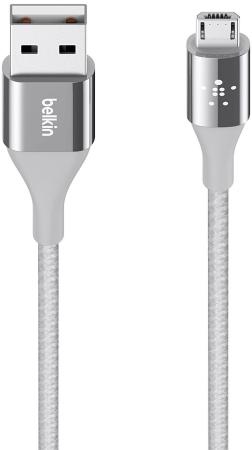 

Кабель microUSB 1.2м Belkin Mixit DuraTek круглый F2CU051bt04-SLV