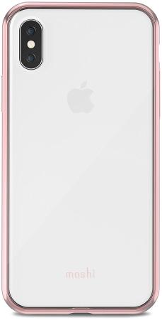 Накладка Moshi Vitros для iPhone X прозрачный розовый 99MO103251
